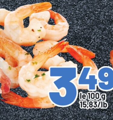 Crevettes marinées à l'ail