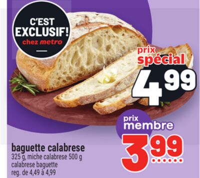 Baguette calabrese