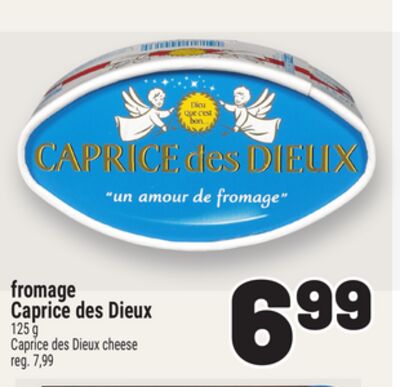 Fromage caprice des dieux