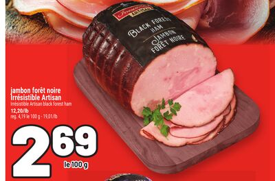 Jambon forêt noire irrésistible artisan