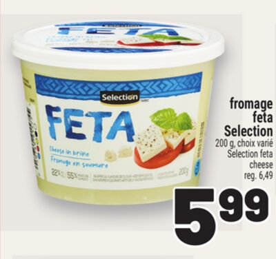 Fromage feta selection
