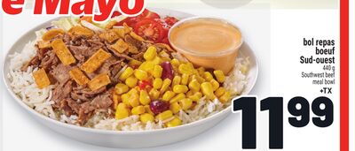 Bol repas boeuf sud‑ouest