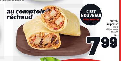 Burrito au poulet