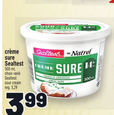 Crème sure sealtest