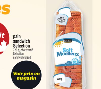 Pain sandwich selection