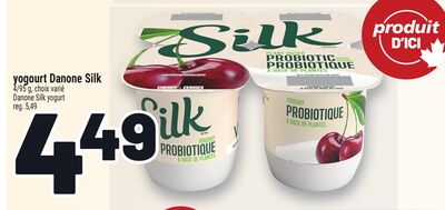 Danone silk yogurt