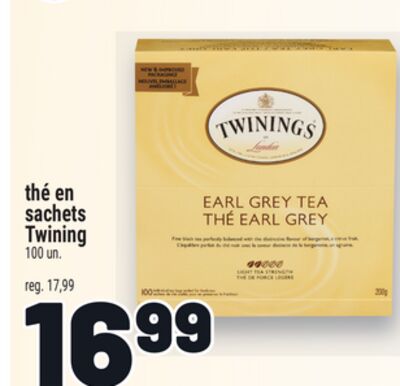 Thé en sachets twining