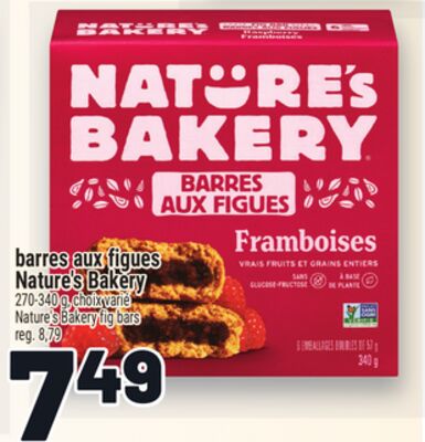 Barres aux figues nature's bakery