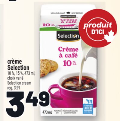Crème selection