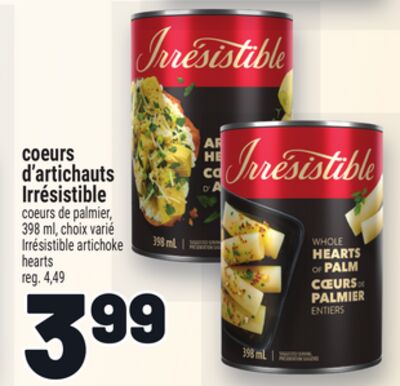 Coeurs d'artichauts irrésistible