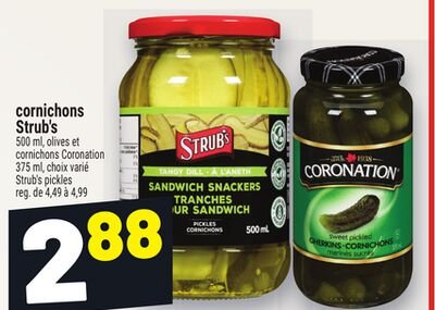 Cornichons strub's