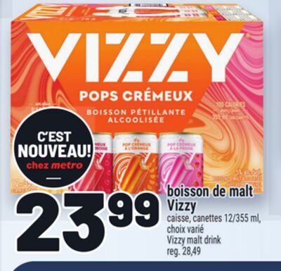 Boisson de malt vizzy