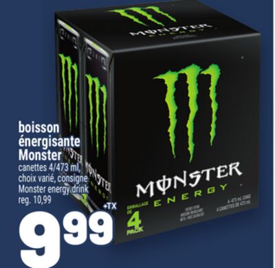 Boisson énergisante monster