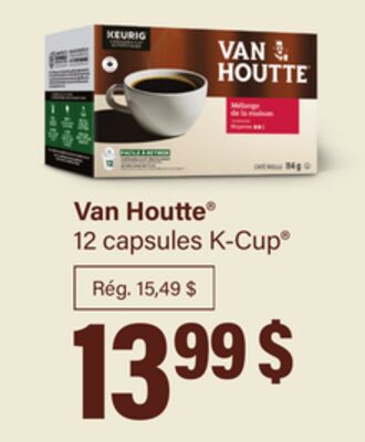 Van houtte 12 capsules k-cup