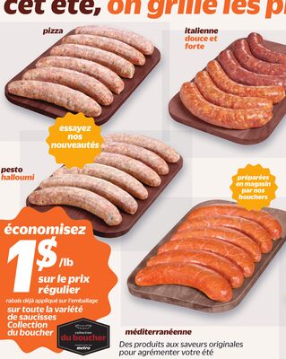 Pizza, italienne, pesto, méditerranéenne des produits aux saveurs originales pour agrémenter votre été