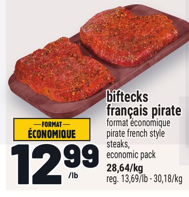 Biftecks français pirate