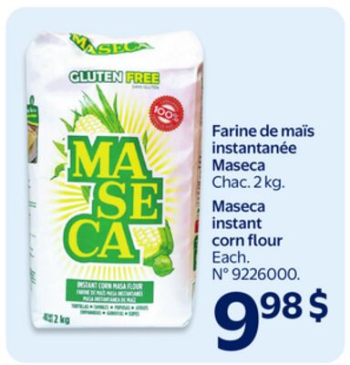 Farine de maïs instantanée maseca