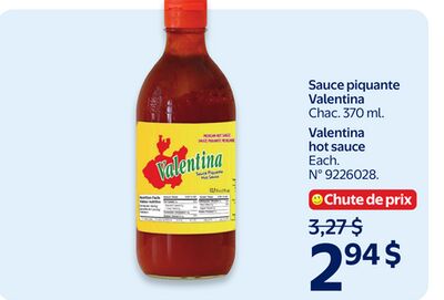 Sauce piquante valentina