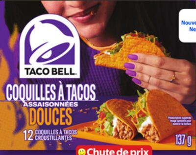 Coquilles à tacos taco bell