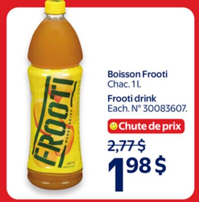 Boisson frooti
