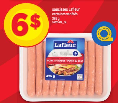 Saucisses lafleur, 375 g