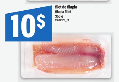 Filet de tilapia tilapia fillet, 350 g