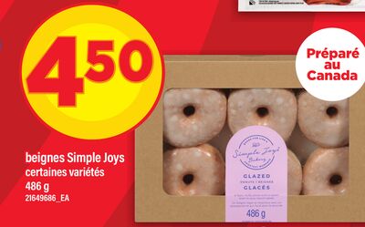 Beignes simple joys, 486 g