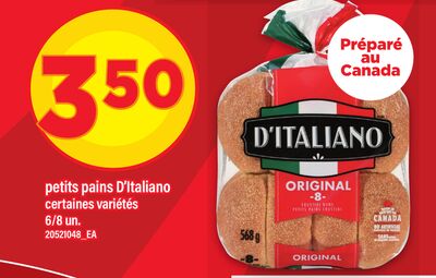 Petits pains d'italiano, 6/8 un.