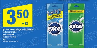 Gomme en emballage multiple excel