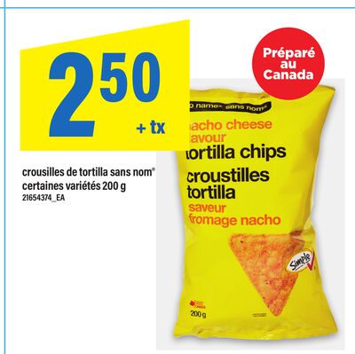 Crousilles de tortilla sans nom®, 200 g