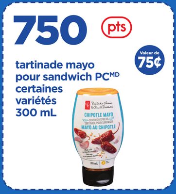 Tartinade mayo pour sandwich pc, 300 ml