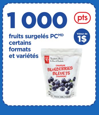 Fruits surgelés pcmd
