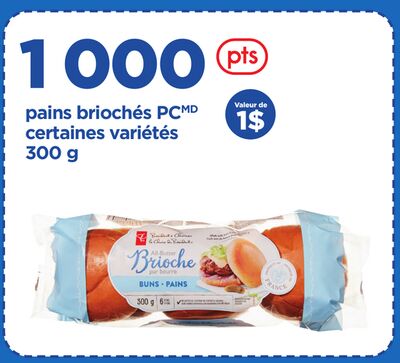 Pains briochés pc, 300 g