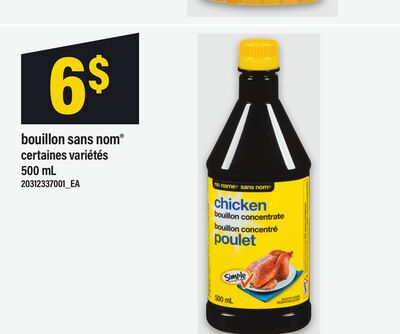 Bouillon sans nom, 500 ml