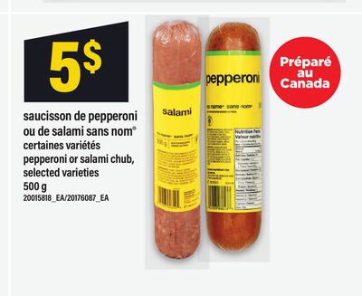 Saucisson de pepperoni ou de salami sans nom®