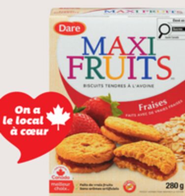 Biscuits dare suprême, normandie, maxi-fruits, meteo
