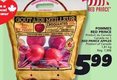 Pommes red prince