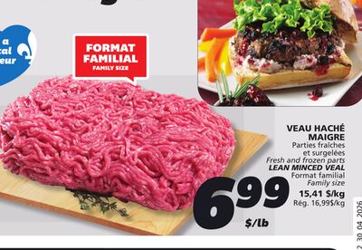 Veau haché maigre