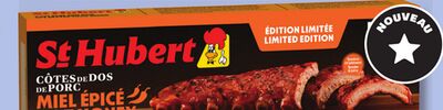 Côtes de dos de porc frais st-hubert