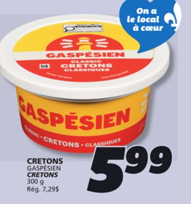 Cretons gaspésien