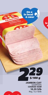 JAMBON CUIT GASPÉSIEN