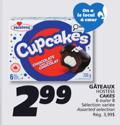 Gâteaux hostess