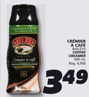 Crémier à café baileys