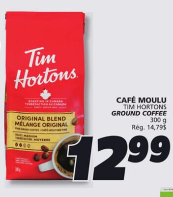 Café moulu tim hortons