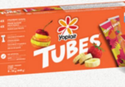 Fromage frais. yoplait. minigo (6 x 60 g). ou yogourt. yoplait. tubes (8 x 56 g).