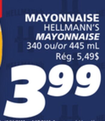 Mayonnaise hellmann's