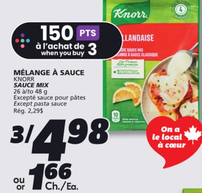 Mélange à sauce knorr