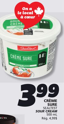 Crème sure sealtest