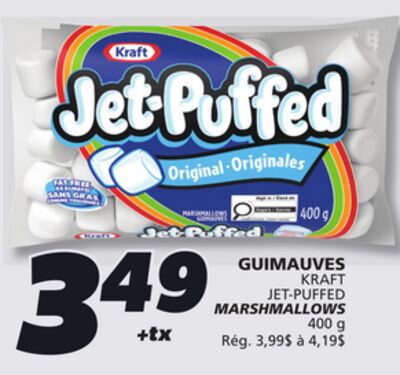 Guimauves kraft jet-puffed