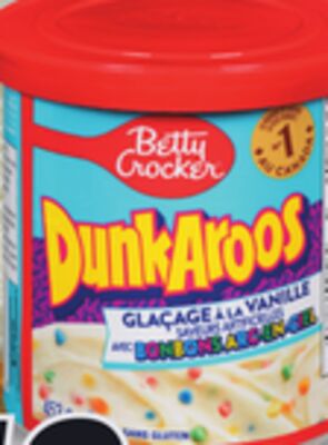 Glaçage betty crocker dunkaroos, oreo
